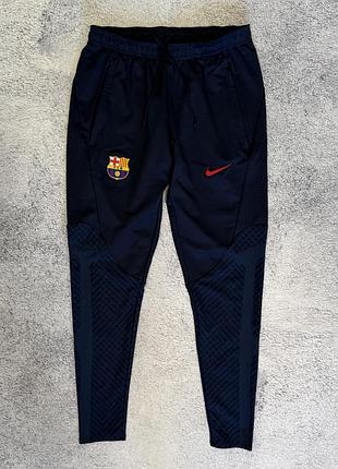Чоловічі штани nike fc barcelona strike dri-fit 22/23 s оригінал