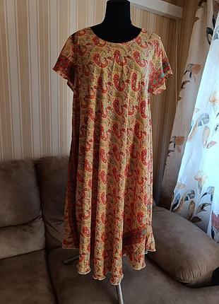 Bold & beautiful  шовкова сукня у стилі boho 50р