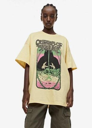 Футболка оверсайз (l plus size) h&m