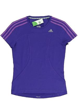 Фіолетова жіноча футболка adidas адідас м