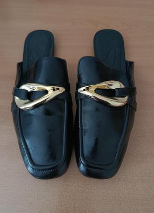 Мюлі шльопанці туфлі zara