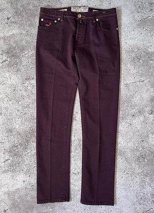 Бордові джинси jacob cohen j688 comfort