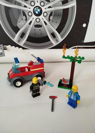 Lego city «пожар на пикнике» (60212), 64 детали для малышей.