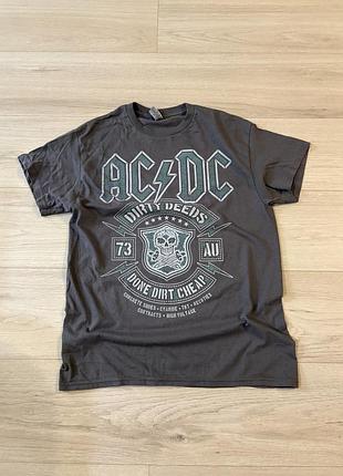Футболка ac/dc, розмір м(оверсайз) , нова не ношена