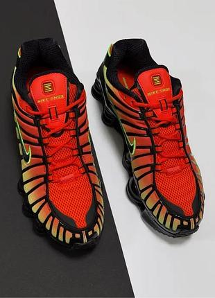 Рефлективные яркие мужские кроссовки nike shox tl 43 - 44 размер