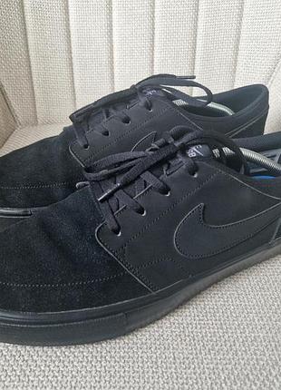 Кеди nike sb stefan janoski triple black (розмір 48.5 / us 14 / 32 см)