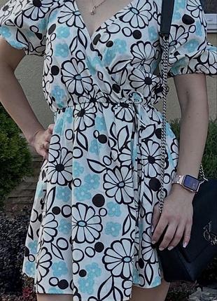 Сукня в квіти zara m