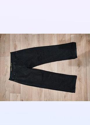 Чоловічі джинси regular fit чорні, розмір 40, бавовна
