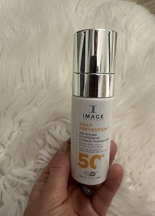 Spf 50 image посилений сонцезахисний зволожуючий крем з тоном