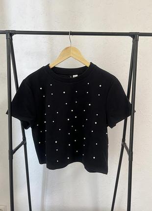 Нова футболка h&m з бусинками