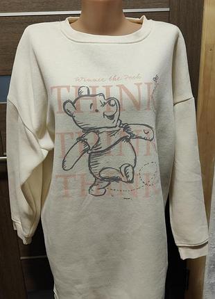 Толстовка платье на флисе от disney winnie the pooh