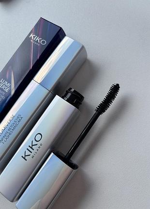 Туш для подовження вій lumiverse infinite retouches flashes mascara kiko milano. подовжуюча туш кіко мілано