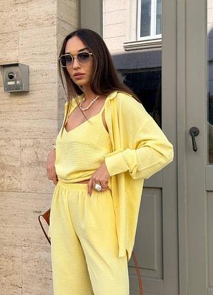 Костюм трійка літо ☀️☀️☀️