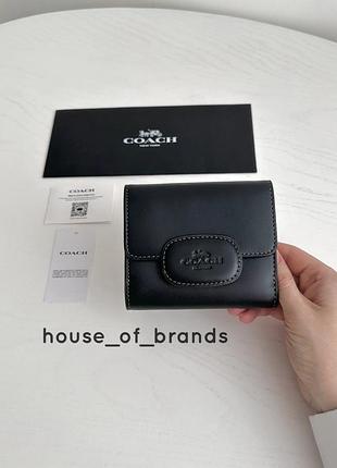 Coach eliza small wallet жіночий брендовий шкіряний гаманець кошельок шкіра коуч коач на подарунок дівчині дружині женский кошелек портмоне оригинал
