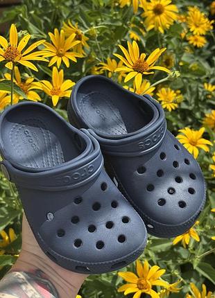 Сабо дитячі crocs синього кольору с9