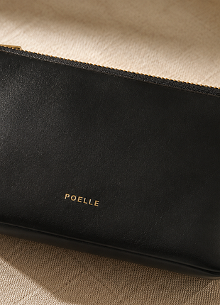 Косметичка кожаная женская poelle anna beauty bag