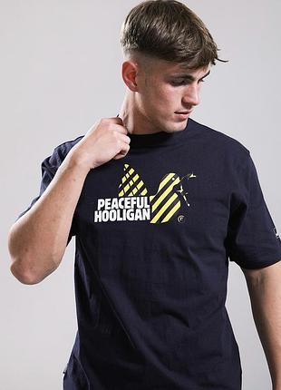 Футболка peaceful hooligan nac dove navy | оригінал