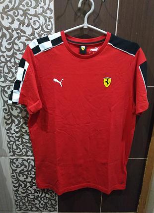 Мужская футболка пума феррари puma ferrari scuderia official product m red originals