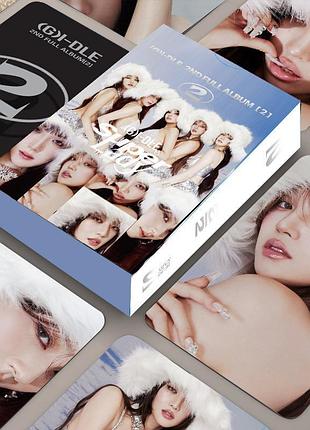 Карточки 55 штук i-dle idle g-idle 
ломо карты lomo card набор карточек kpop