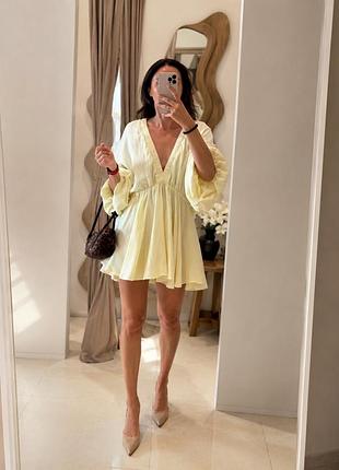 Сукня лляна butter yellow