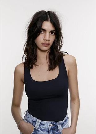 Чорна майка h&m