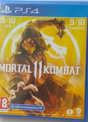 Видеоигра. диск mortal kombat 11 (ps4/ ps5) -оригинал.
