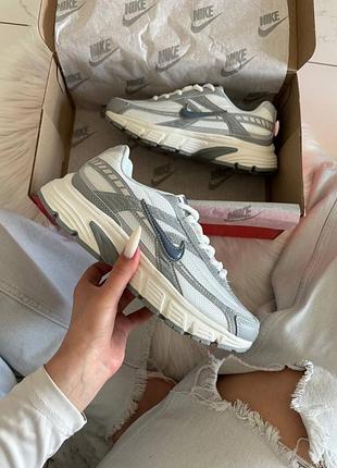Кросівки nike initiator white grey blue swoosh