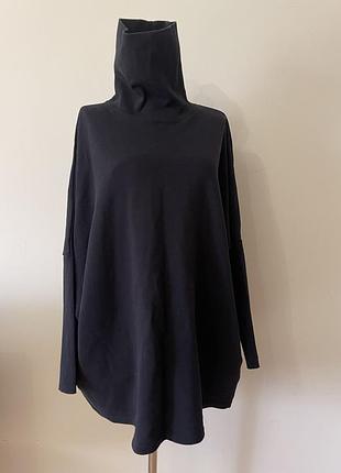 Жіночий світшот чорного кольору xl/xxl cos