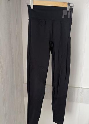 Push up лосини victoria's secret ло pink active seamless (розмір s) чорні