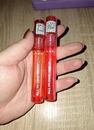 Lamel all in one tinted lip plumping oil