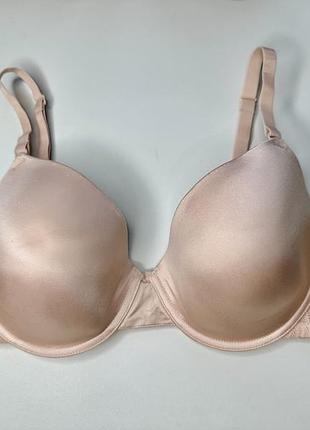 Бюстгальтер гладкий класичний primark - нюдовий, рр 70 c, 85d