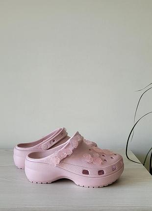 Кроксы оригинал crocs platform w7 гг.37