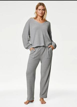 Теплый домашний женский костюм лаунж marks and spencer body.