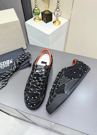 Кеди ggdb golden goose замшеві чорні ❗️ під замовлення❗️