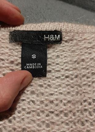 Джемпер мохеровый h&m 2