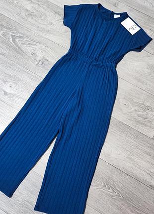 Zara комбінезон в рубчик для дівчинки 134р на 8-9 років