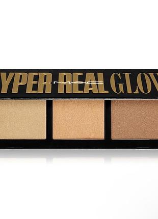 Mac hyper real glow palette get it glowing оригінал хайлайтер палетка mac