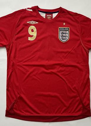 Футболка umbro england 2006 2008 away football shirt soccer jersey rooney