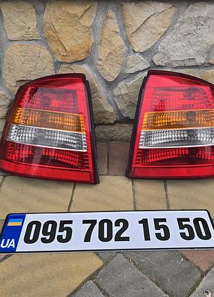 Задние фонари стопы с платами хэтчбек opel astra g, опель астра 2 13110931 13110929