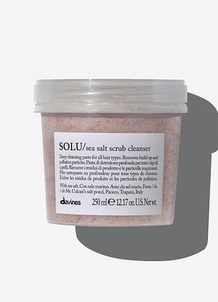 Solu/sea salt scrub davines
