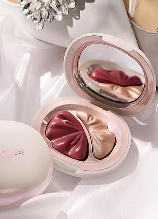 Catrice brides &amp; besties c02 glow down the aisle дует румян и хайлайтера