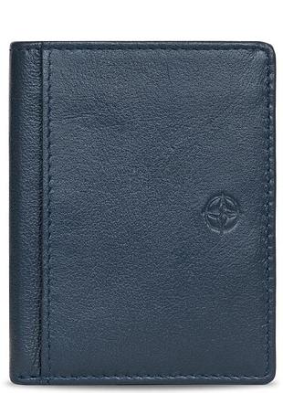 Кредитниця tony perotti натуральна шкіра cortina 5045 navy (90153) темно-синя