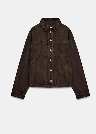 Джинсовий жакет zara