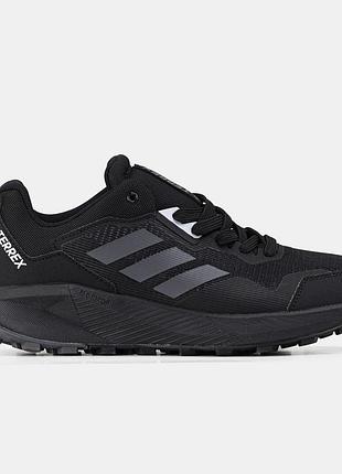 Чорні кросівки adidas terrex black х террекс 45