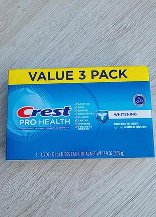 Відбілююча зубна паста crest base pro-health whitening велика упаковка
