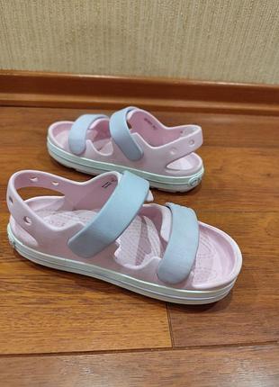 Сандалии для девчонки crocs кроксы размер j1