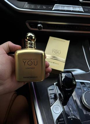 Emporio armani stronger with you leather