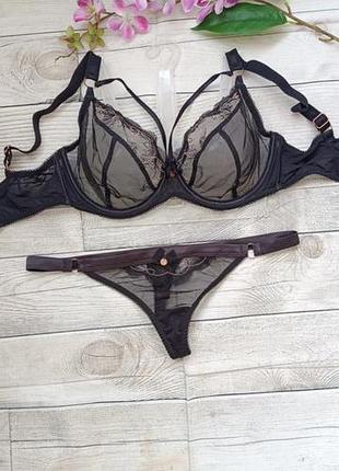 Эротический сексуальный набор 65g комплект женского белья scantilly by curvyизна