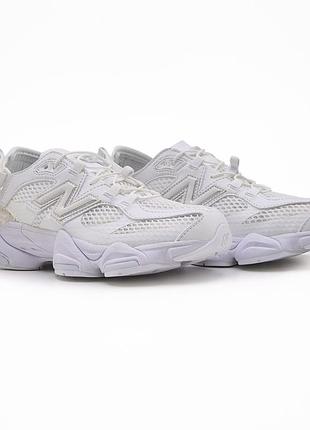 Кроссовки женские new balance 9060 summer white (37, 38, 40 размер)