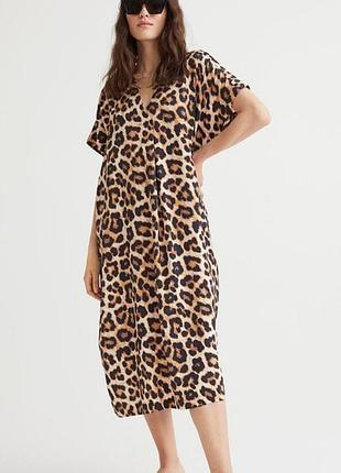 Платье - кокон, 89%вискоза, h&amp;m, l /xl